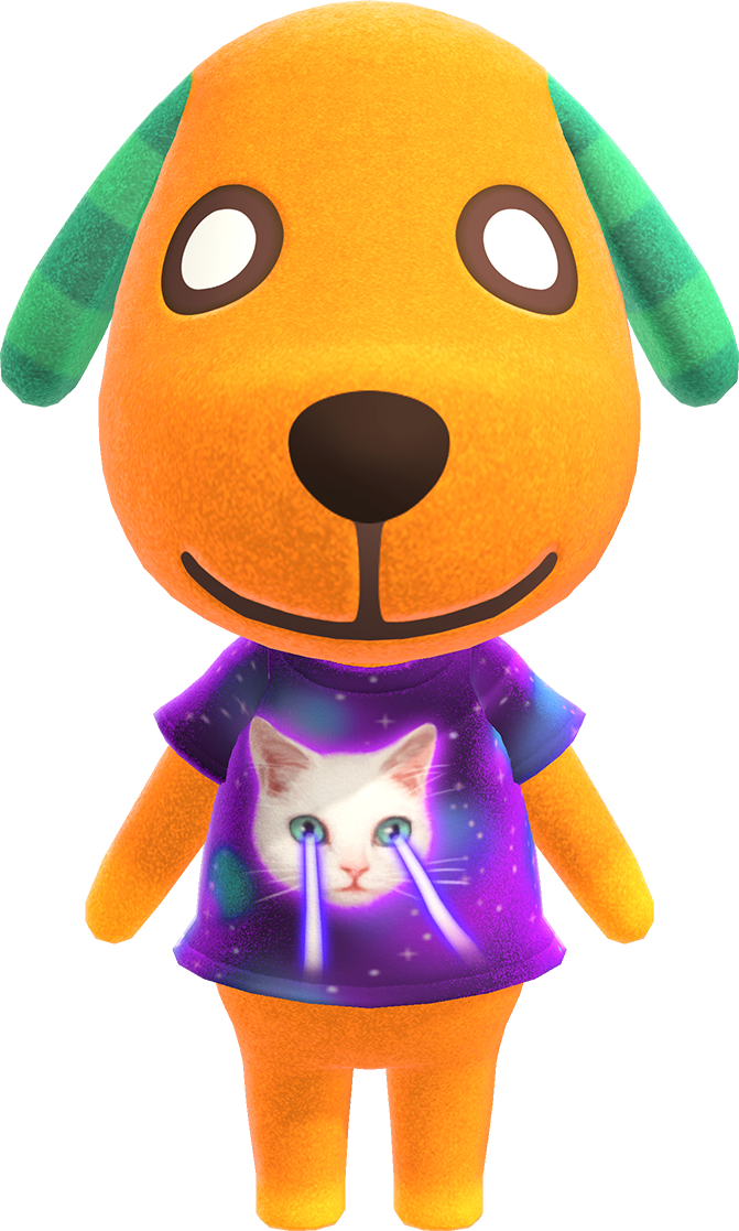 Biskit - Animal Crossing character