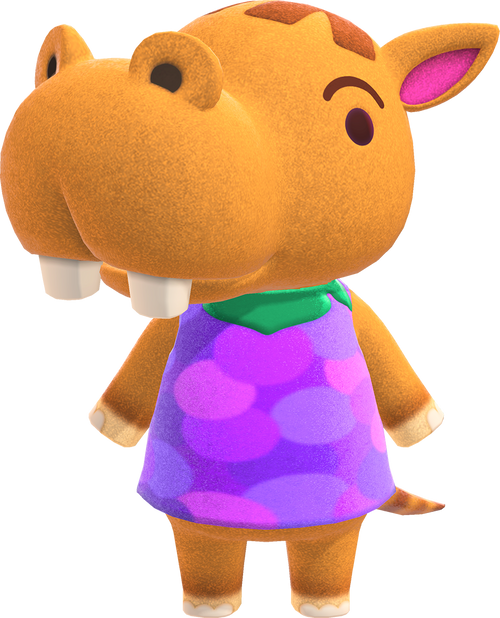 Bubbles - Animal Crossing character