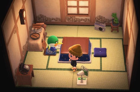 Admiral house interior in Animal Crossing: New Horizons
