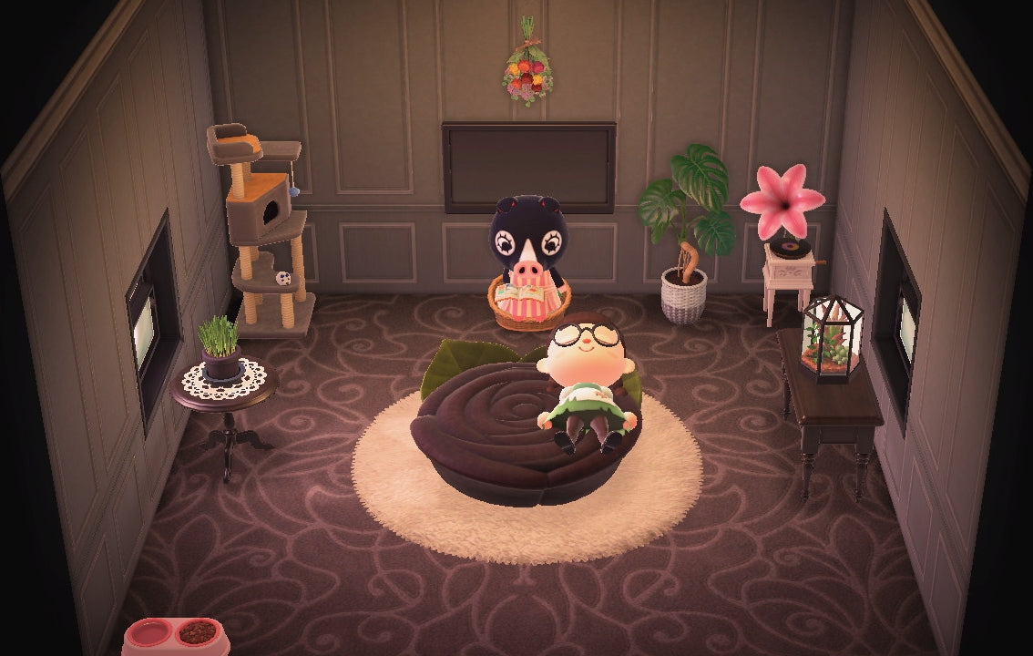 Agnes house interior in Animal Crossing: New Horizons