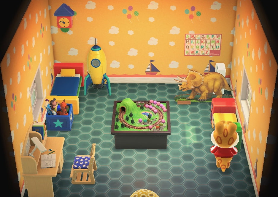 Alfonso house interior in Animal Crossing: New Horizons