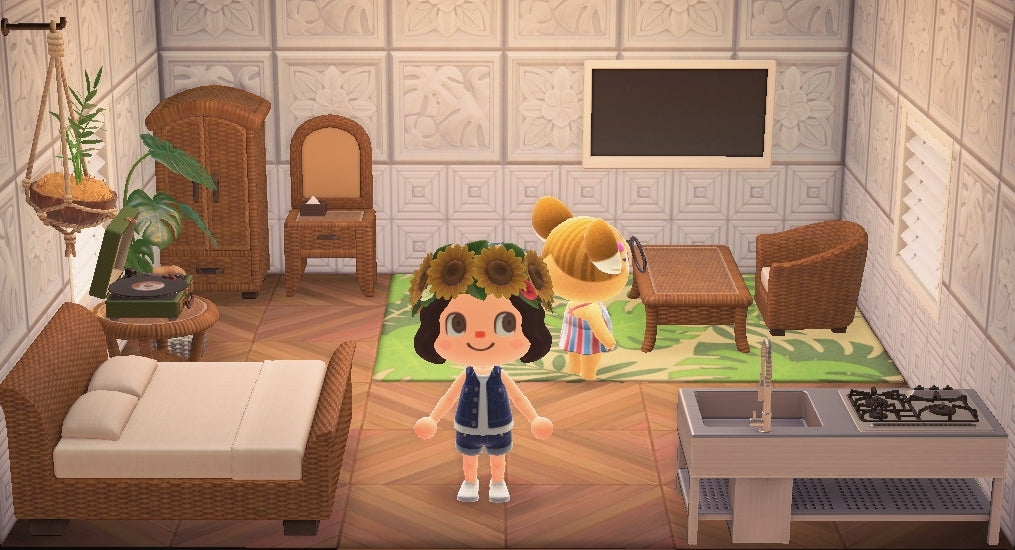 Alice house interior in Animal Crossing: New Horizons