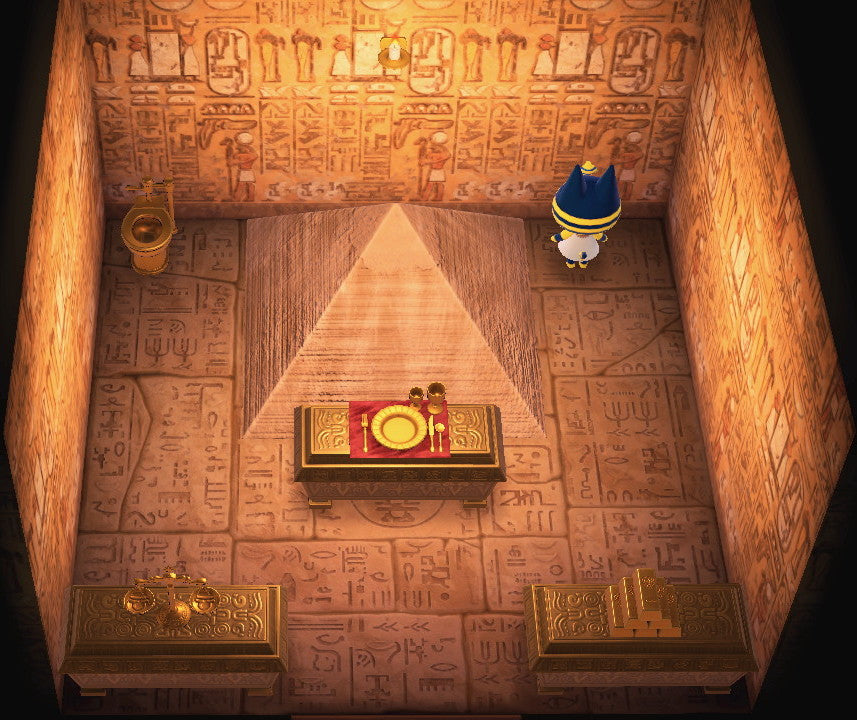 Ankha house interior in Animal Crossing: New Horizons