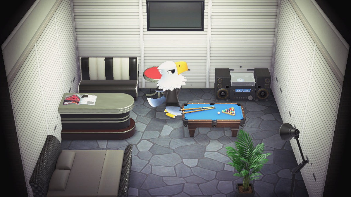 Apollo house interior in Animal Crossing: New Horizons