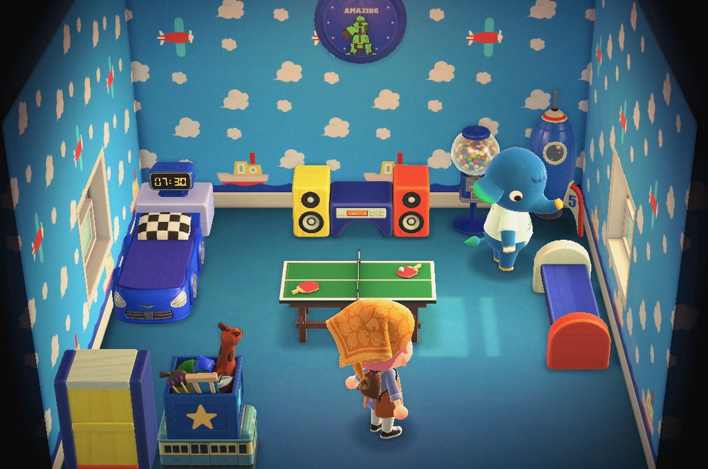Axel house interior in Animal Crossing: New Horizons