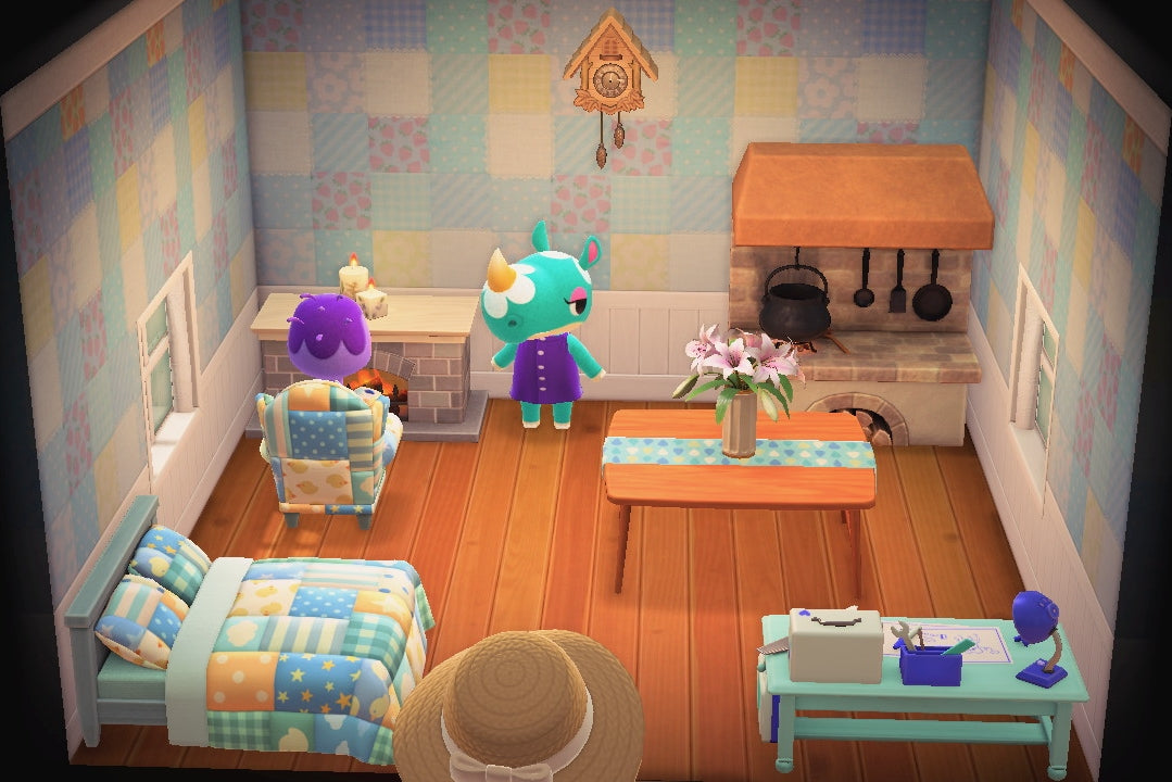 Azalea house interior in Animal Crossing: New Horizons