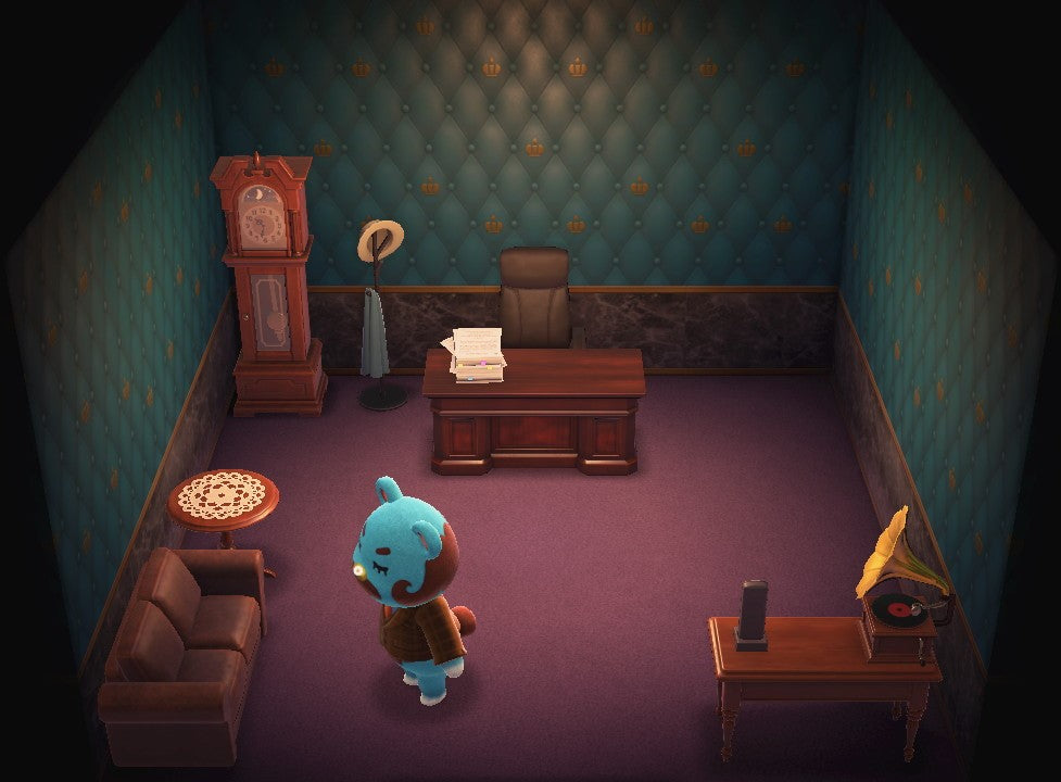 Beardo house interior in Animal Crossing: New Horizons