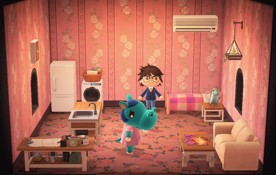 Bertha house interior in Animal Crossing: New Horizons