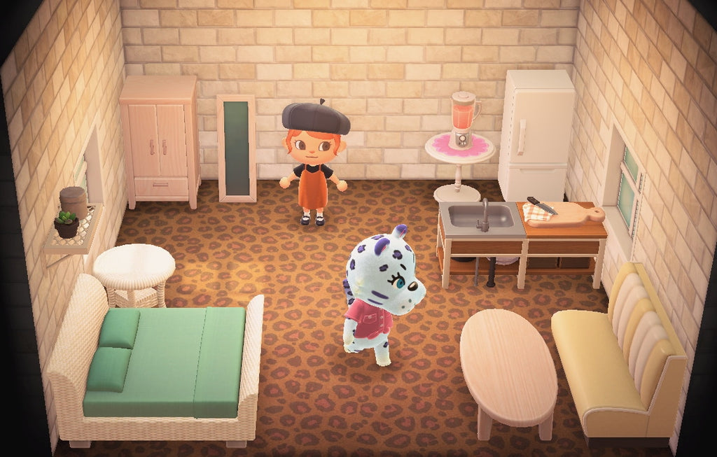 Bianca house interior in Animal Crossing: New Horizons