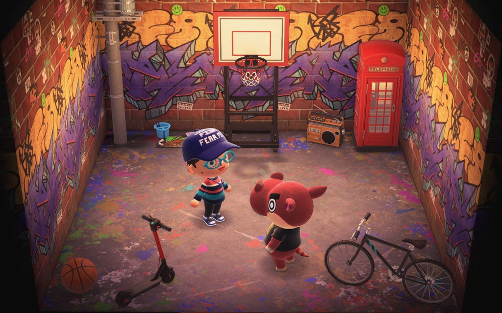 Biff house interior in Animal Crossing: New Horizons