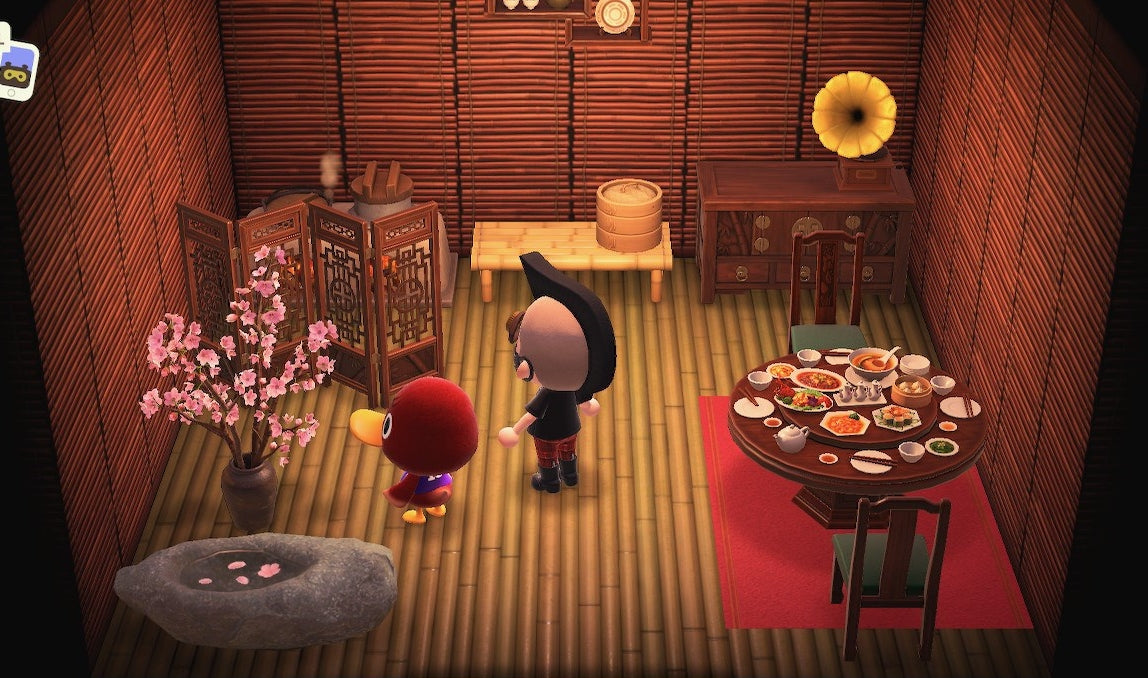 Bill house interior in Animal Crossing: New Horizons