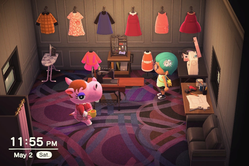 Bitty house interior in Animal Crossing: New Horizons