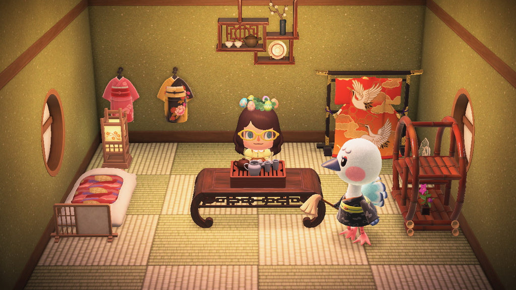Blanche house interior in Animal Crossing: New Horizons