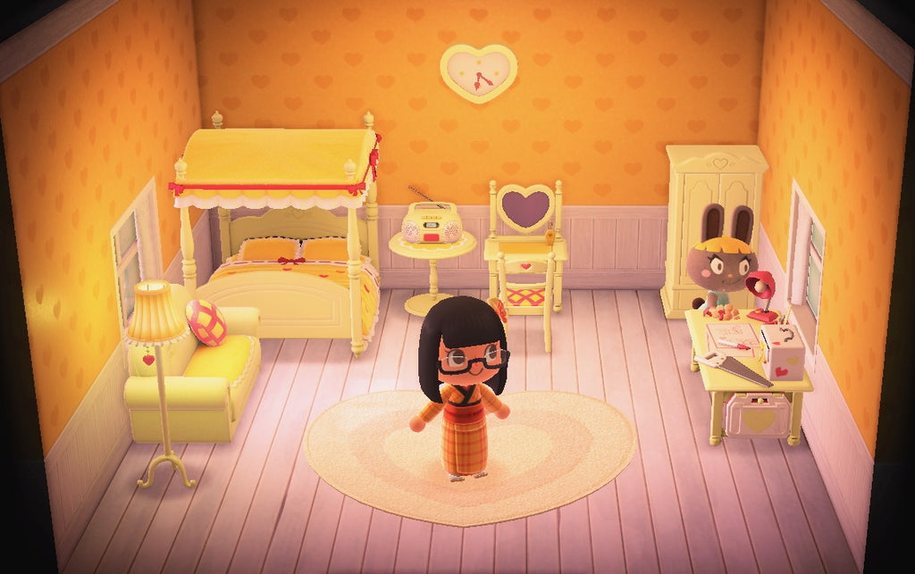 Bonbon house interior in Animal Crossing: New Horizons