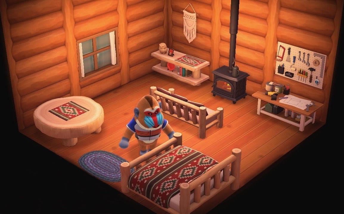 Boone house interior in Animal Crossing: New Horizons