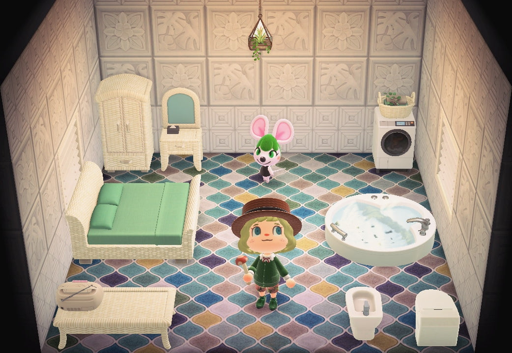 Bree house interior in Animal Crossing: New Horizons