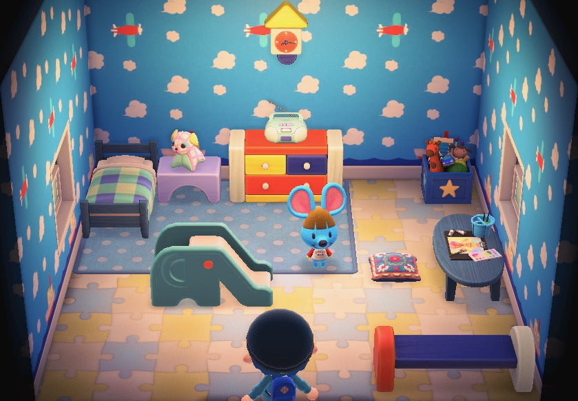 Broccolo house interior in Animal Crossing: New Horizons