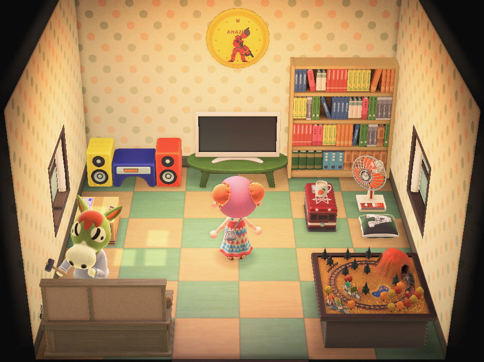 Buck house interior in Animal Crossing: New Horizons