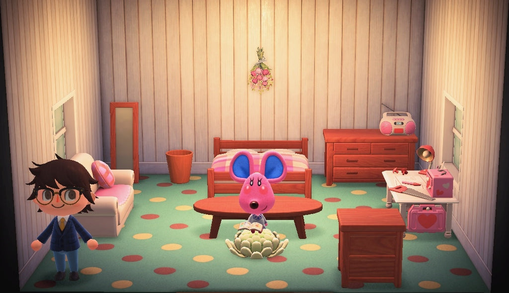 Candi house interior in Animal Crossing: New Horizons