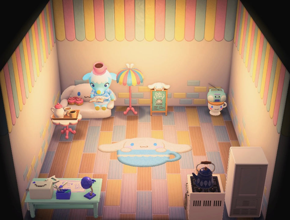 Chai house interior in Animal Crossing: New Horizons
