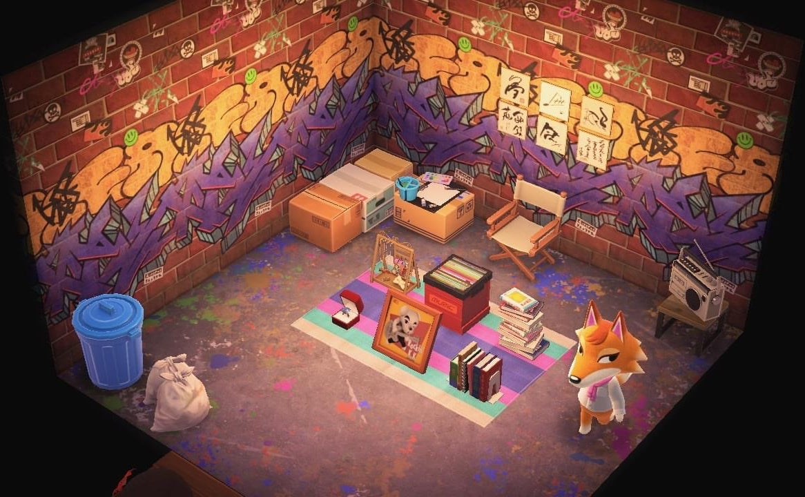 Chief house interior in Animal Crossing: New Horizons