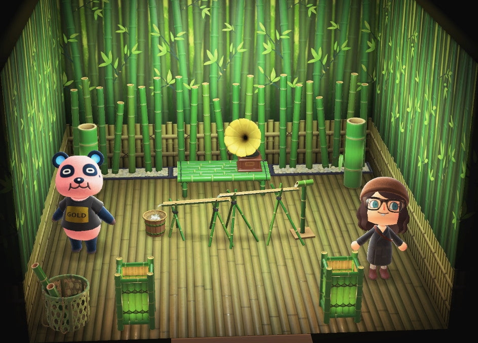 Chow house interior in Animal Crossing: New Horizons