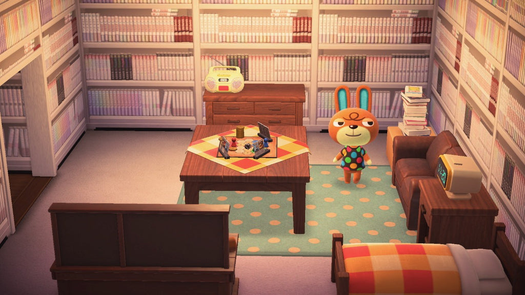 Claude house interior in Animal Crossing: New Horizons
