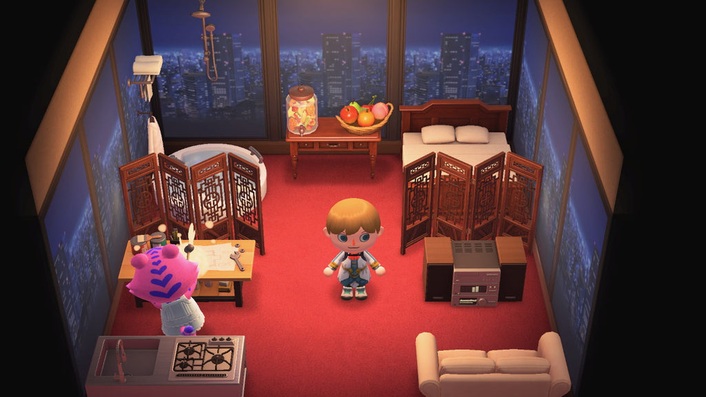Claudia house interior in Animal Crossing: New Horizons