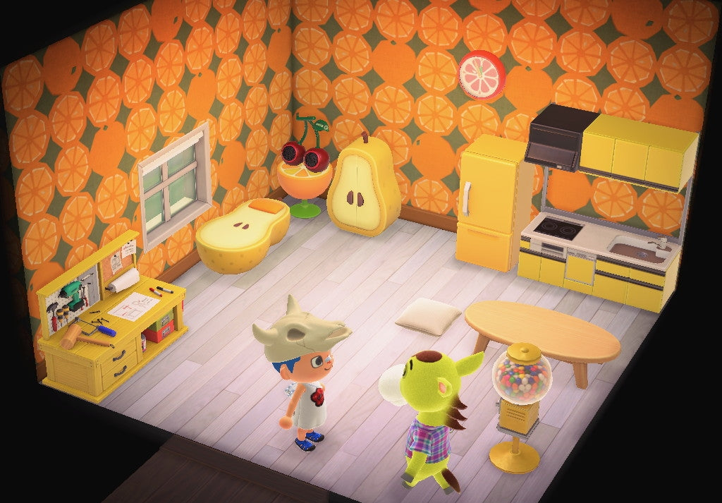 Clyde house interior in Animal Crossing: New Horizons