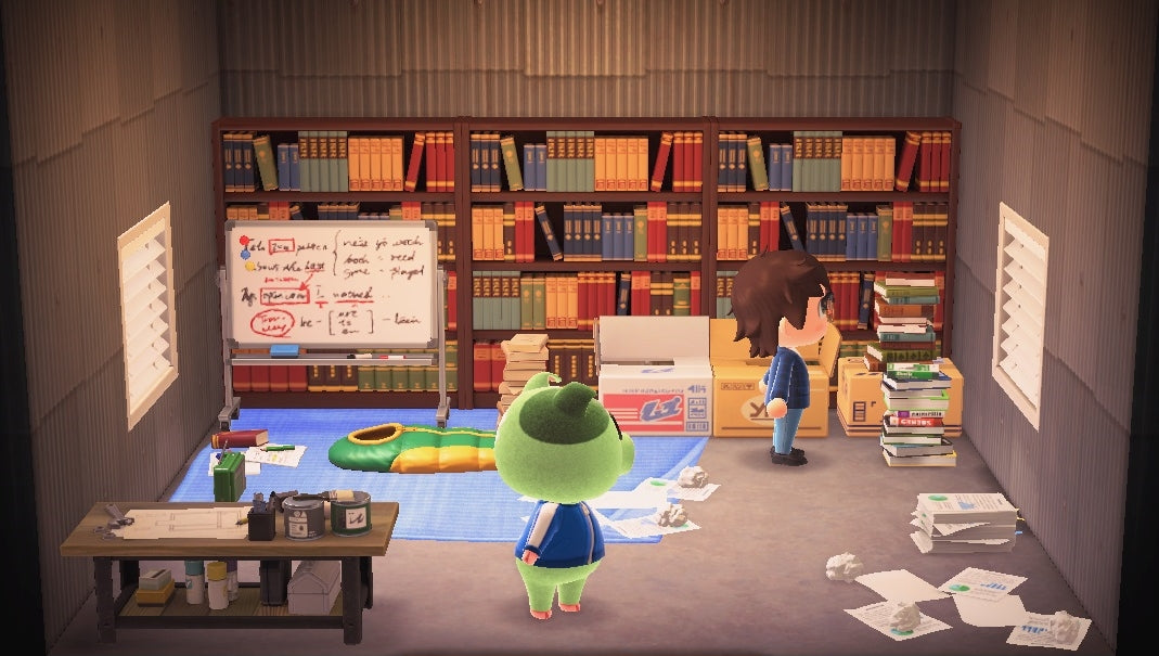 Cobb house interior in Animal Crossing: New Horizons