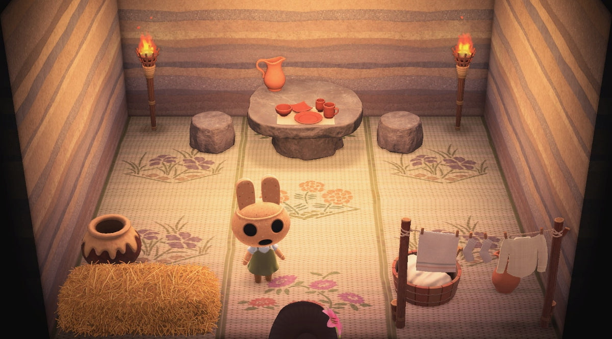 Coco house interior in Animal Crossing: New Horizons