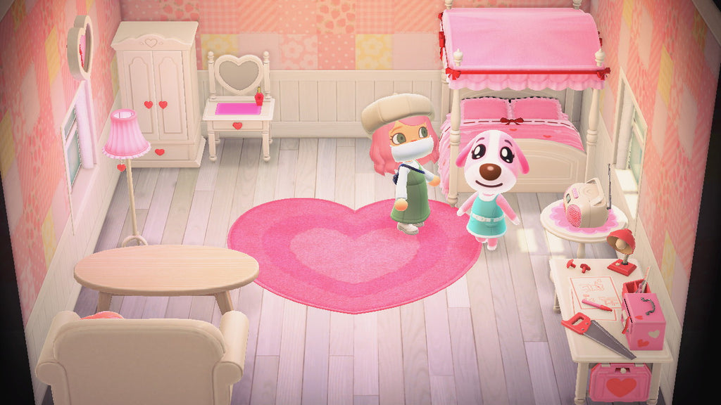 Cookie house interior in Animal Crossing: New Horizons