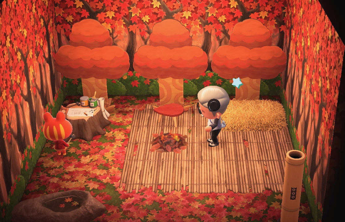 Croque house interior in Animal Crossing: New Horizons