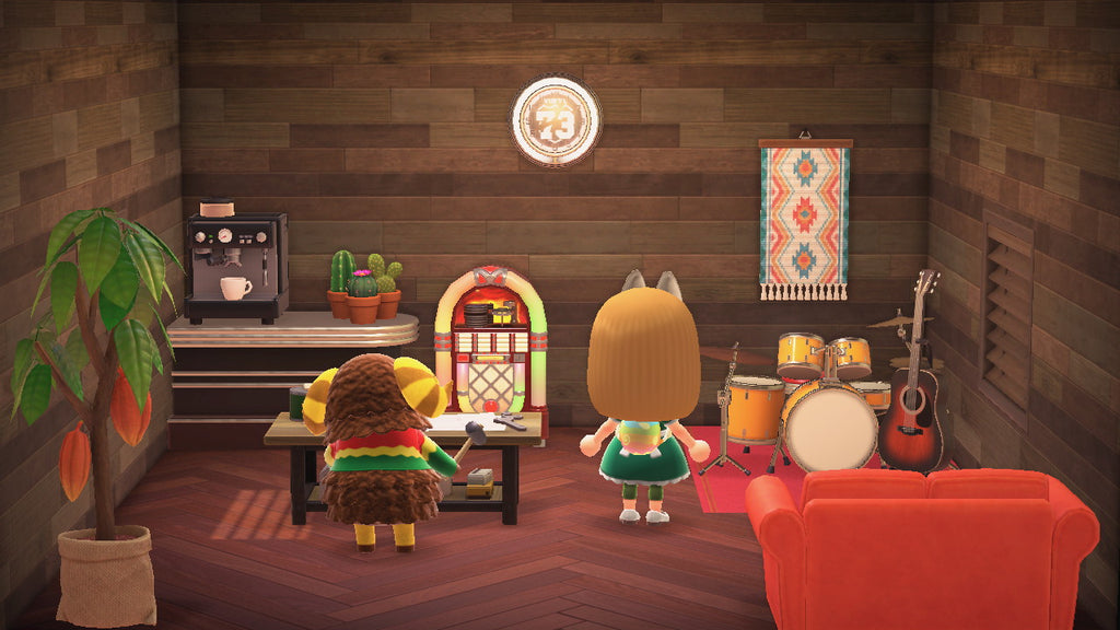 Curlos house interior in Animal Crossing: New Horizons