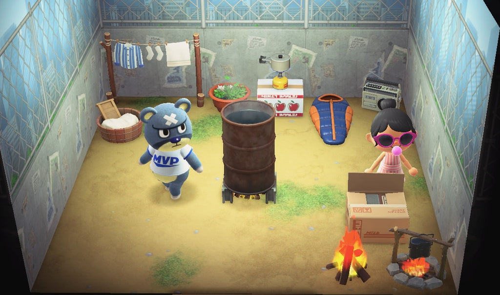 Curt house interior in Animal Crossing: New Horizons