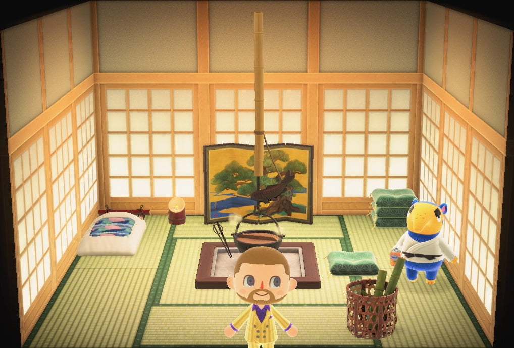 Cyrano house interior in Animal Crossing: New Horizons