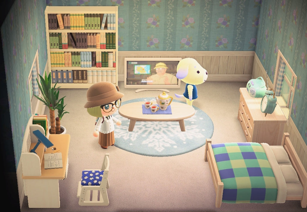 Daisy house interior in Animal Crossing: New Horizons