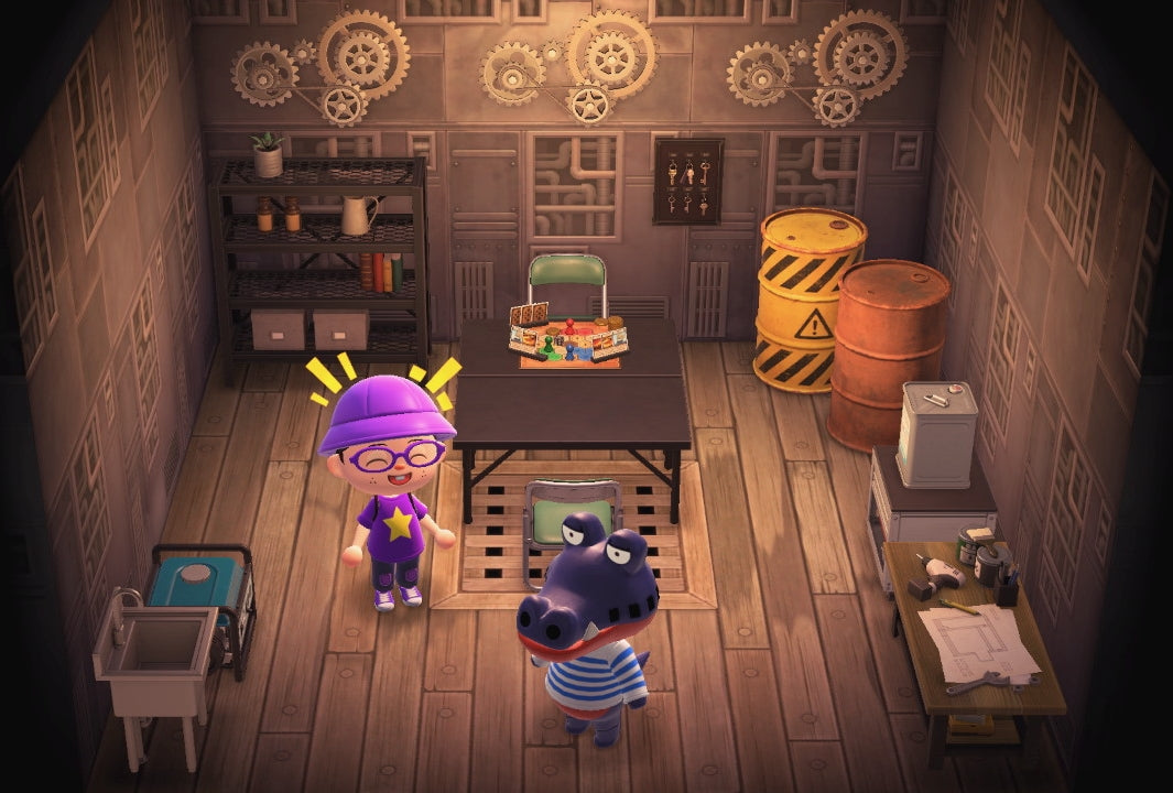 Del house interior in Animal Crossing: New Horizons