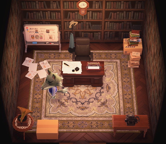 Dobie house interior in Animal Crossing: New Horizons