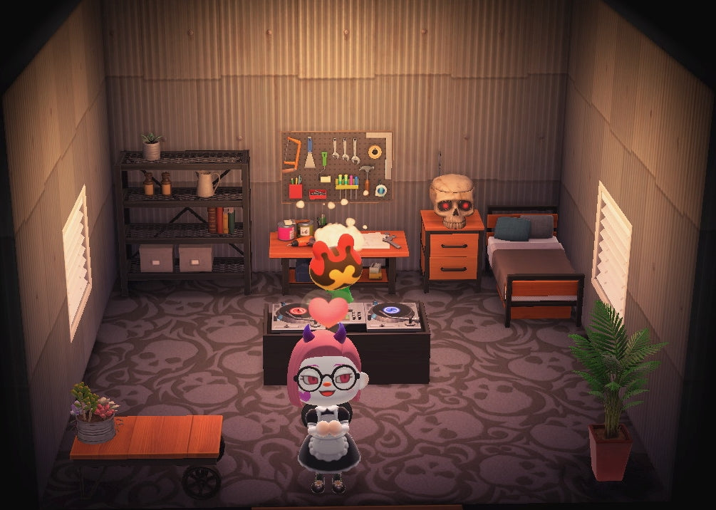 Drift house interior in Animal Crossing: New Horizons