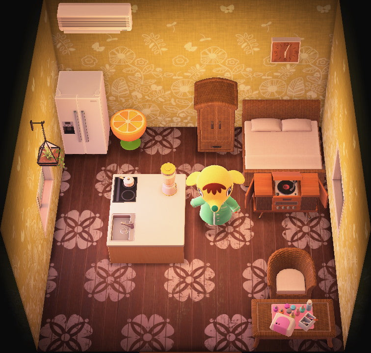 Eloise house interior in Animal Crossing: New Horizons