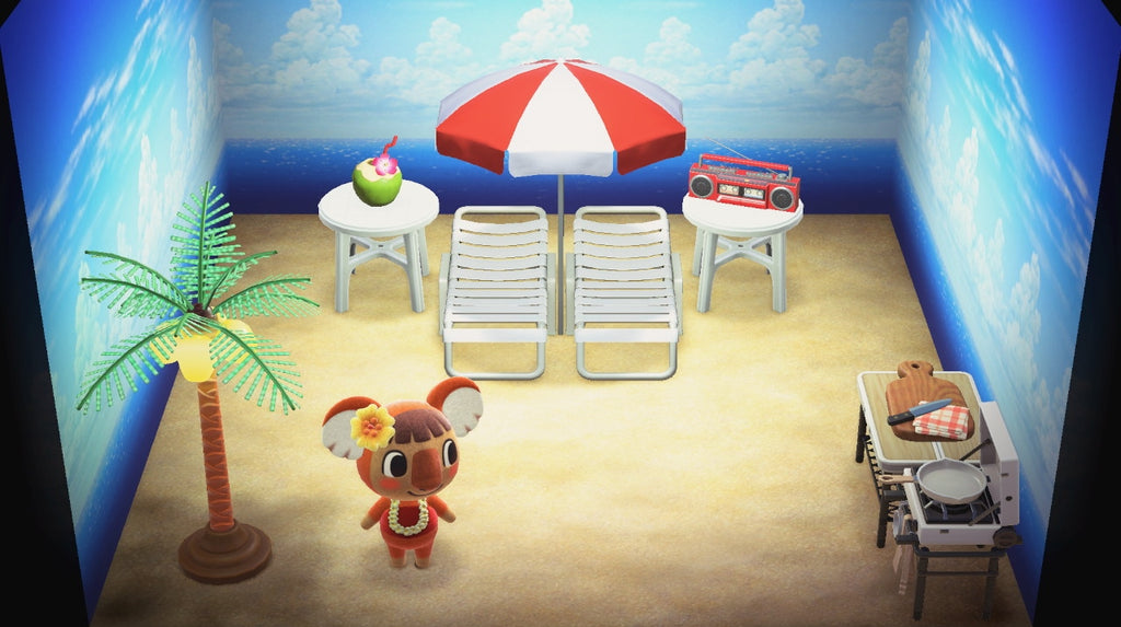 Faith house interior in Animal Crossing: New Horizons