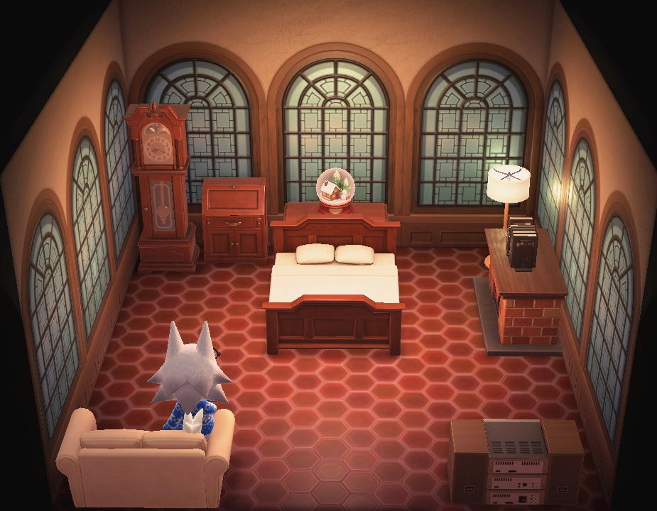 Fang house interior in Animal Crossing: New Horizons