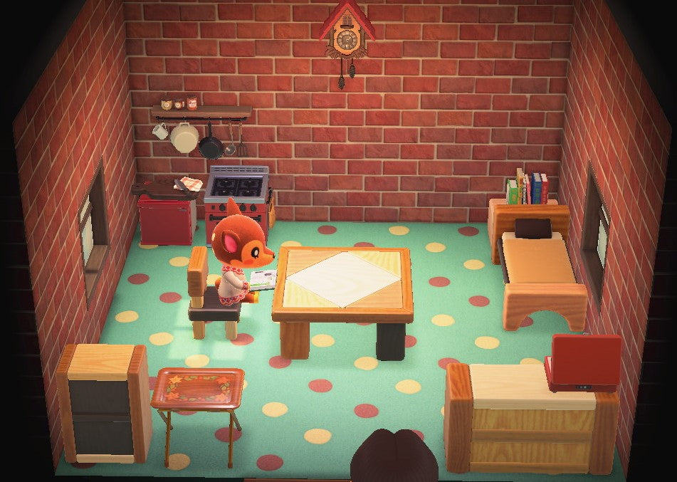 Fauna house interior in Animal Crossing: New Horizons