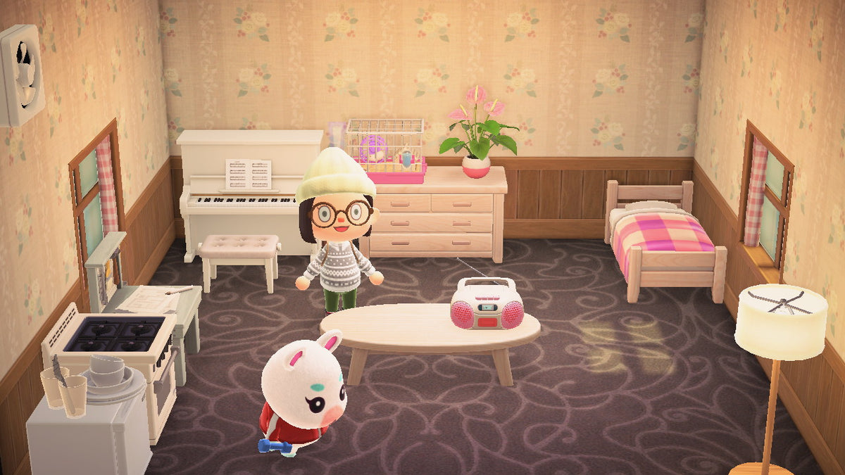 Flurry house interior in Animal Crossing: New Horizons