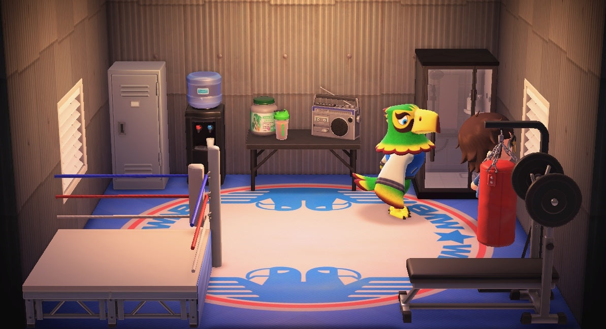 Frank house interior in Animal Crossing: New Horizons