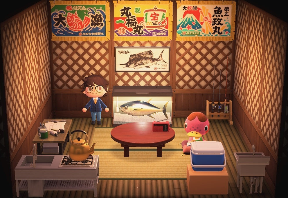 Freckles house interior in Animal Crossing: New Horizons