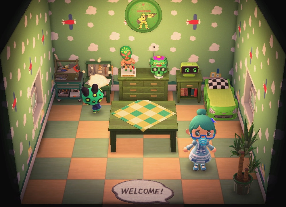 Frobert house interior in Animal Crossing: New Horizons