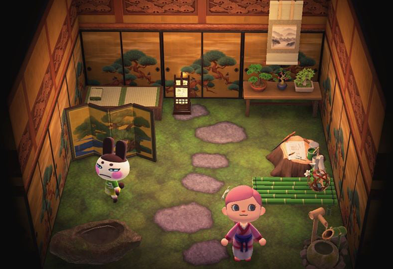 Genji house interior in Animal Crossing: New Horizons