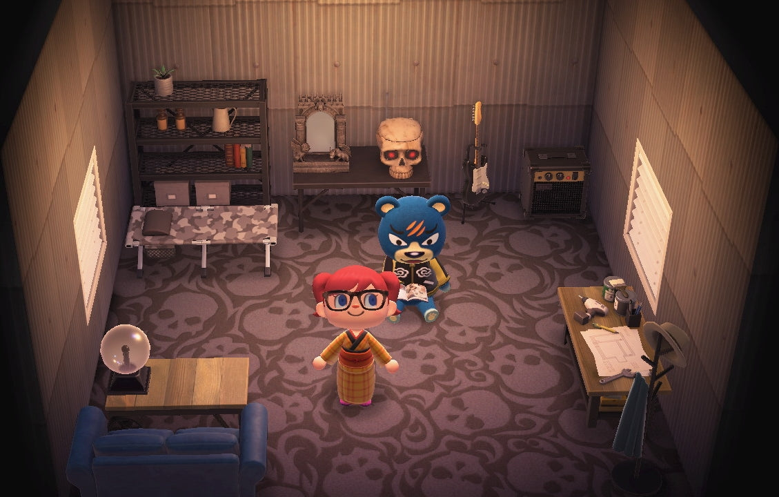 Groucho house interior in Animal Crossing: New Horizons